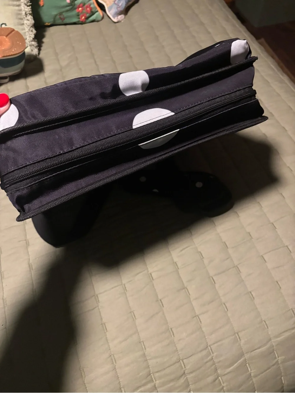 Black Polka Dot Laptop/trapper keeper